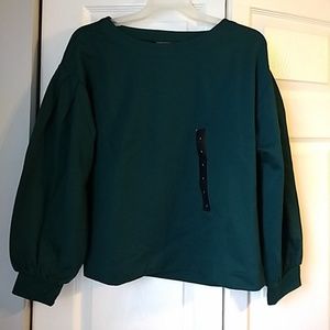 Banana Republic Factory sweatshirt puffed sleeve